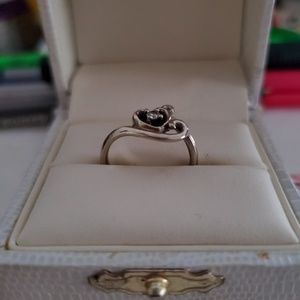 Quarter ct white gold promise ring